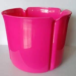 Virágtartó kaspó, szirom formájú, 17 cm, magenta (215) Népszerű