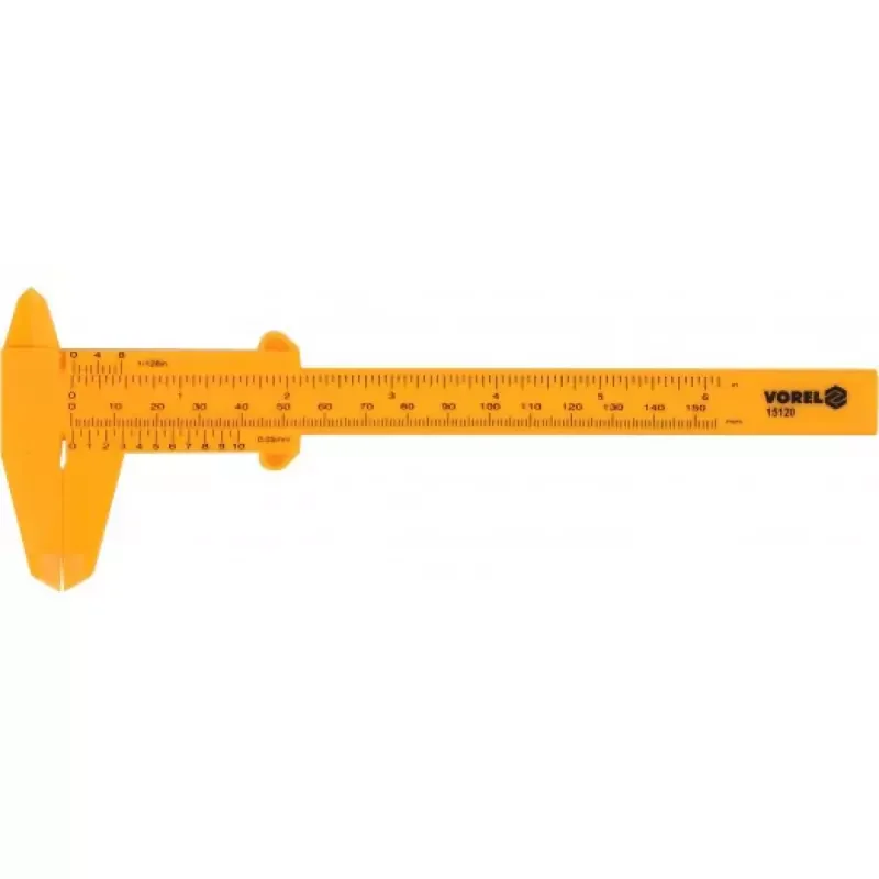 Vorel műanyag tolómérő 150 mm (TOY-15120) Biztonságos fizetés