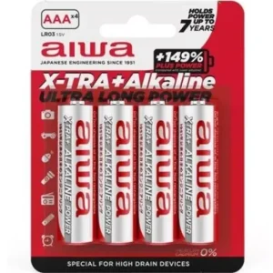 Aiwa elem készlet 1,5 V LR03, AAA 4db (13110) Különleges ajánlat
