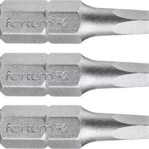 Akció Fortum behajtóhegy négyszög 3db S2 acél SQ 2x25mm (4741602)