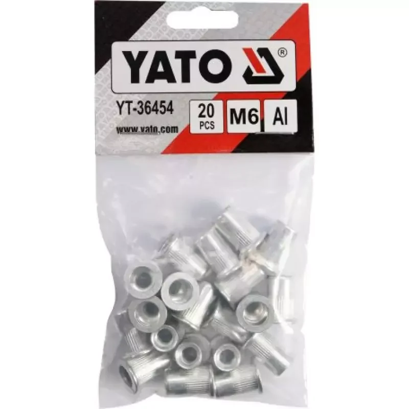 Yato alumínium szegecsanya M6, 20db (YAT-36454) Akció