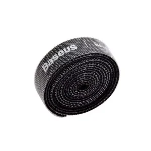 Utolsó esély Baseus CIRCLE VELCRO tépőzáras kábelrendező (tekercs, méretre vágható, 50cm) FEKETE