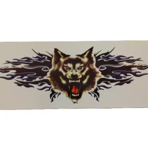 WOLF matrica- matrica 45CM X20CM Újdonság