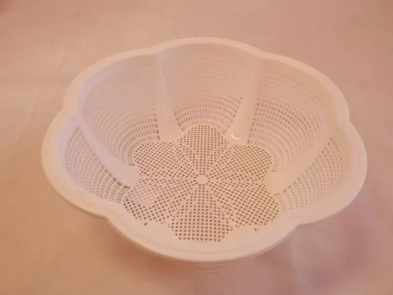 Gyümölcsmosó, szirom alakú 28 cm feher (2302) Utolsó esély