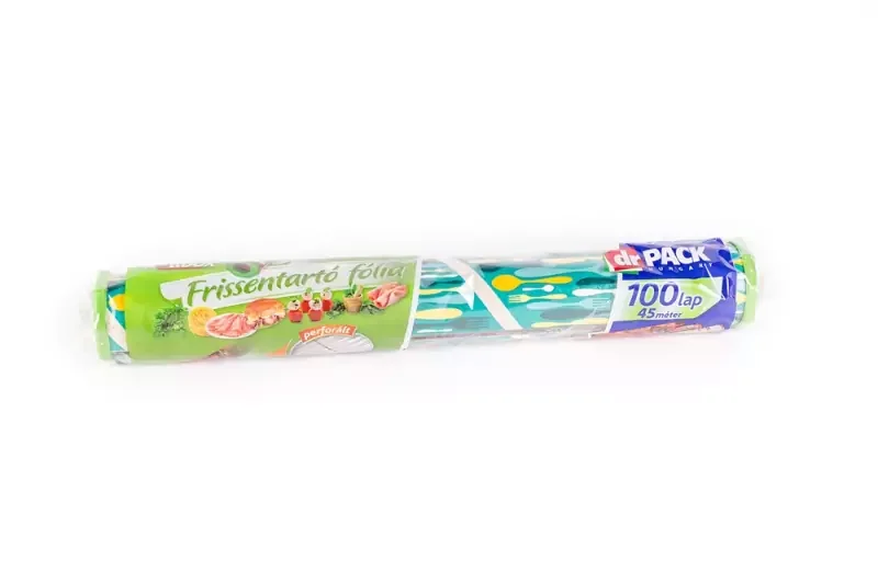 Perforált frissentartó fólia vékony Rollbox 100 db evőeszköz mintás (828-evőeszköz) Akció
