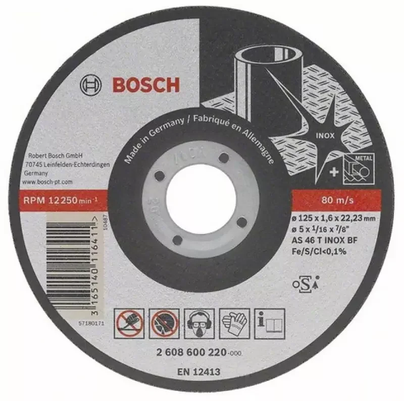 Expressz szállítás Bosch Darabolótárcsa egyenes Inox - Rapido Long Life kivitel (2608602220)