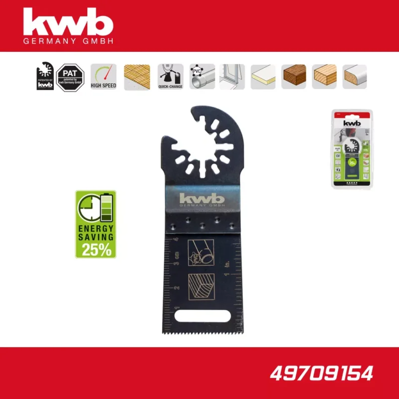 Ajánlat 49709154 | Multifunkciós tartozék vágófej beszúró fej 34x44 mm AKKU TOP - KWB