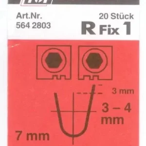 5642803 | Gumi profilvágóhoz vágókés - kerekített profil - R Fix1. 3-4 mm -20 db Szuper ajánlat