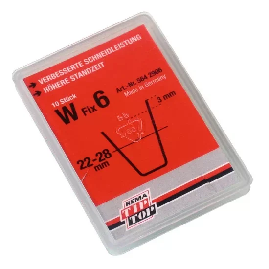 5642906 | Gumi profilvágóhoz vágókés - szögletes profil - W Fix6. 22-28 mm -10 db Végkiárusítás