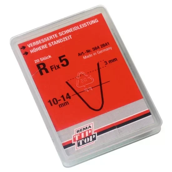5642841 | Gumi profilvágóhoz vágókés - kerekített profil - R Fix5. 10-14 mm-20 db Azonnali szállítás