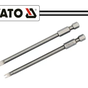YAT-0498 | Bit készlet biztonsági, lapos tűvégű hosszú 4-8 mm Yato Vásárlói kedvenc