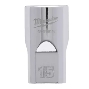 Ajánlat Milwaukee 1/2" Dugókulcs Rövid - 15 mm - 1 db