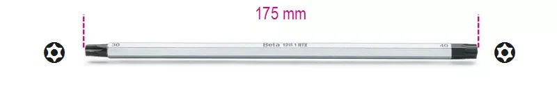 1281RTx/4 Cserélhető csavarhúzószár Tamper Resistant Torx®-csavarokhoz - Beta - 012810362 Olcsó