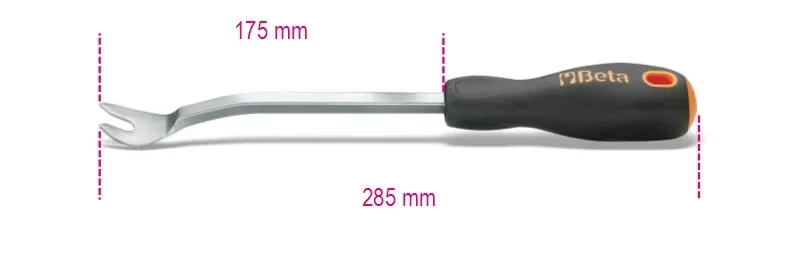Olcsóbb 1479 Kárpitpatent kiszedő, krómozott, műanyag szárral - Beta - 014790001