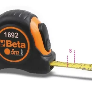 1692/5 Mérőszalag, ütésálló bimateriál ABS-ház, acélszalag, pontossági osztály: II - Beta - 016920055 Kiárusítás
