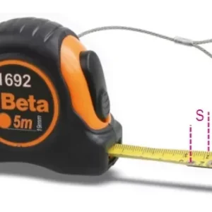 1692HS Mérőszalag, ütésálló bimateriál ABS-ház, acélszalag, pontossági osztály: II - Beta - 016924053 Kihagyhatatlan ajánlat