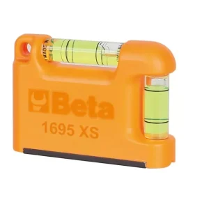Akció 1695XS Zseb vízmérték V-formájú mérőfelülettel, mágneses, profilírozott alumínium 2 törésbiztos libella Pontosság: 1 mm/m - Beta - 016950250