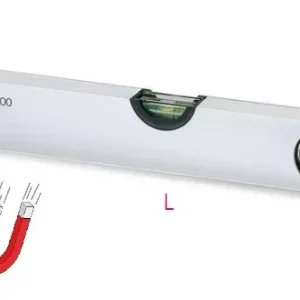 1696B 400 Mágneses vízmérték eloxált alumíniumból, 2 törésbiztos libella, pontosság: 1 mm/m - Beta - 016960204 Exkluzív ajánlat