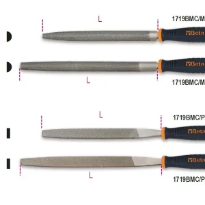 1719BMC/M 300 Félkerek és laposreszelő, műanyag nyéllel - Beta - 017190253 Outlet