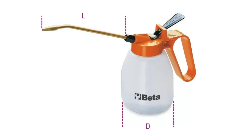 1752 500 Pumpás olajozó műanyag kanna, merev csővel - Beta - 017520005 Népszerű