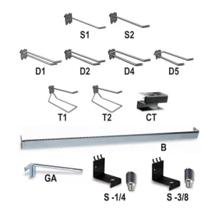 6888GA Szerszámtartók a C60 - C61 - C68 - C88 típusú bemutató állványhoz - Beta - 068880120 Ingyenes szállítás