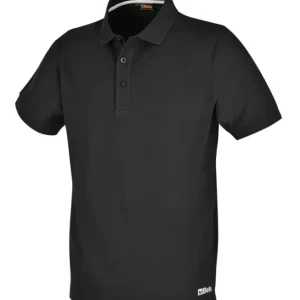 7552N XXL Három gombos pólóing, piqué pamut, 200 g/m2, fekete - Beta - 075520405 Azonnali szállítás