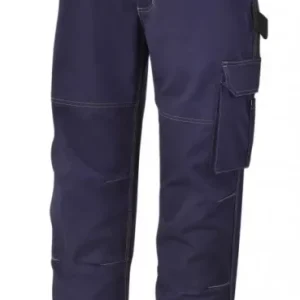 7840BL T/C twill munkanadrág 245g, kék. Derékban oldalt elasztikus. S - Beta - 078400101 Prémium