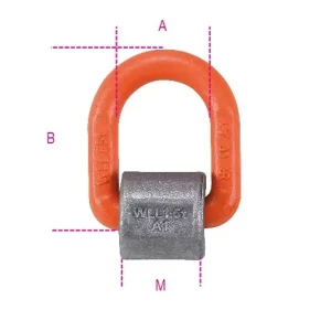 8068S Hegesztett konzol emeléshez, egyetlen alap, pozicionáló rugókkal, nagyszilárdságú ötvözött acél test - Beta - 080680140 Kedvezmény