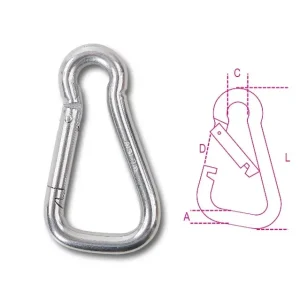 8276 8X80 Asszimmetrikus karabiner horog AISI 316 - Beta - 082760208 Ajánlat