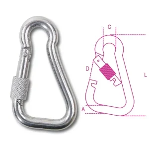 8276G 10X100 Asszimmetrikus karabiner horog AISI 316 - Beta - 082760310 Exkluzív ajánlat