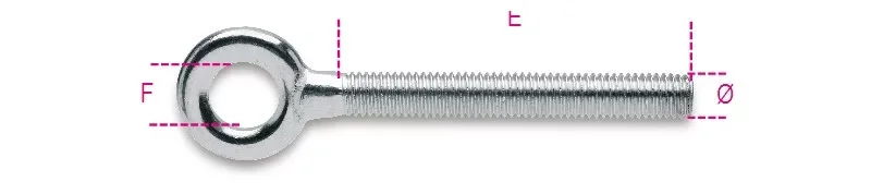 8302Z M10 Rögzítő szemescsavar, jobbmenetes, galvanizált - Beta - 083020010 Újdonság