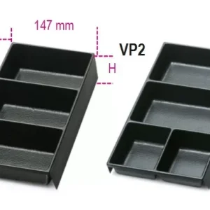Szezonális akció VP1 - VP2 Hőformált műanyag tálcák az összes C22, C23, C23C szerszámládához - Beta - 088880351