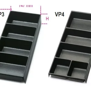 Bestseller VP3 - VP4 Hőformált műanyag tálcák az összes fiókos, típusú szerszámtárolóhoz - Beta - 088880354