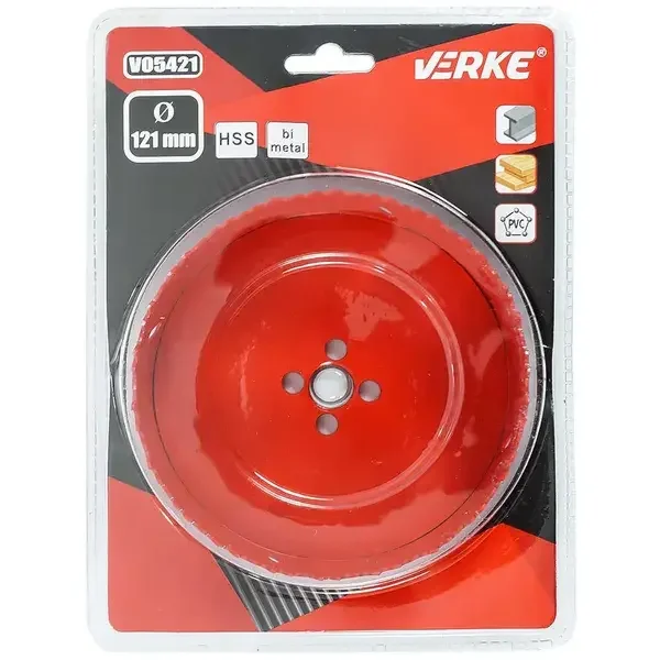 Ne maradj le VERKE bimetál körkivágó lyukfúró 121 mm V05421