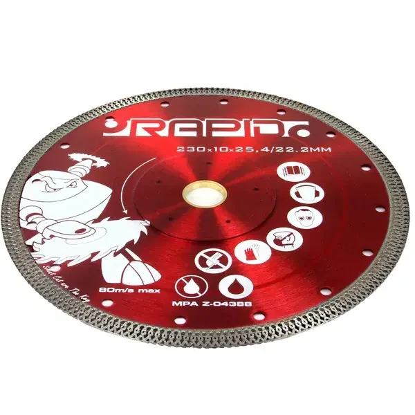 Kedvezményes ár RAPID SILENT CUT RED gyémánt vágókorong 230x10x25,4/22,2 mm M08710