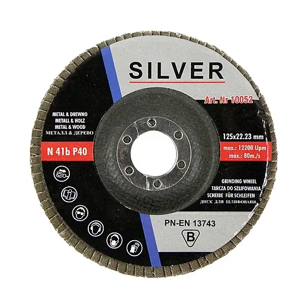 Vedd meg most Elmax Silver lamellás csiszolókorong 125 mm (40-es szemcse) fémhez S10052