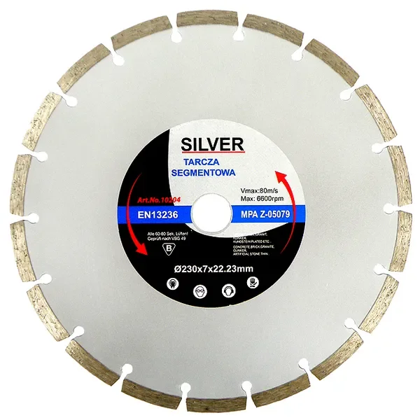 Elmax Silver 230 mm szegmens gyémánt vágótárcsa betonszerű anyagokhoz S10204 Kihagyhatatlan ajánlat