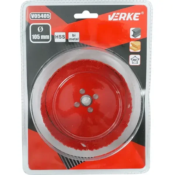 VERKE bimetál körkivágó lyukfúró 105 mm V05405 Szuper akció