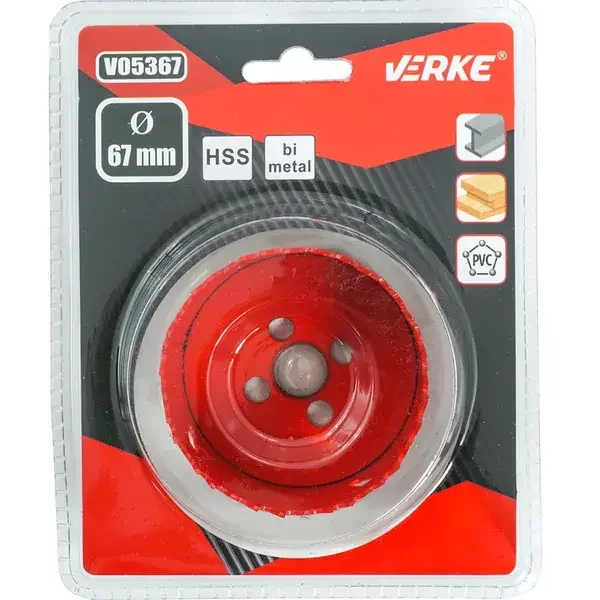 Rendeld meg most VERKE bimetál körkivágó lyukfúró 67 mm V05367