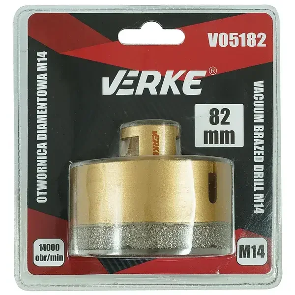 Olcsó VERKE gyémánt körkivágó 82 mm M14 (V05182)