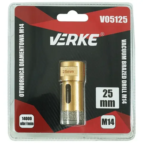 Rendeld meg most VERKE gyémánt körkivágó 25 mm M14 (V05125)