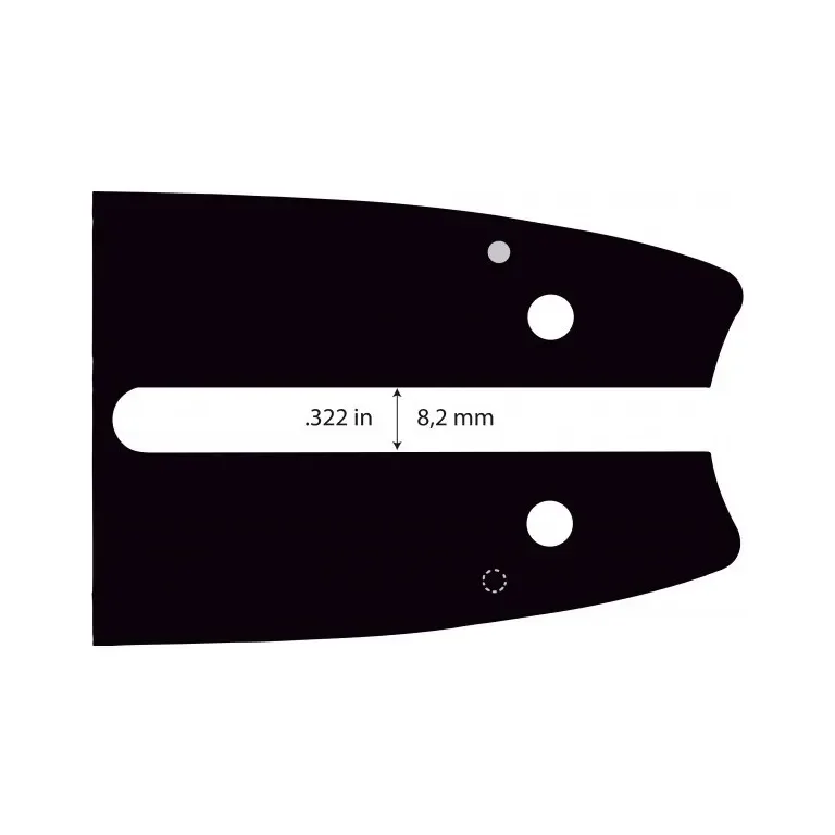 Azonnal elérhető Láncfűrész láncvezető 12" 3/8” LP 1,3 mm 44 szem ALPINA Elettra, Sinergy; OLEOMAC 240 009 26-06005